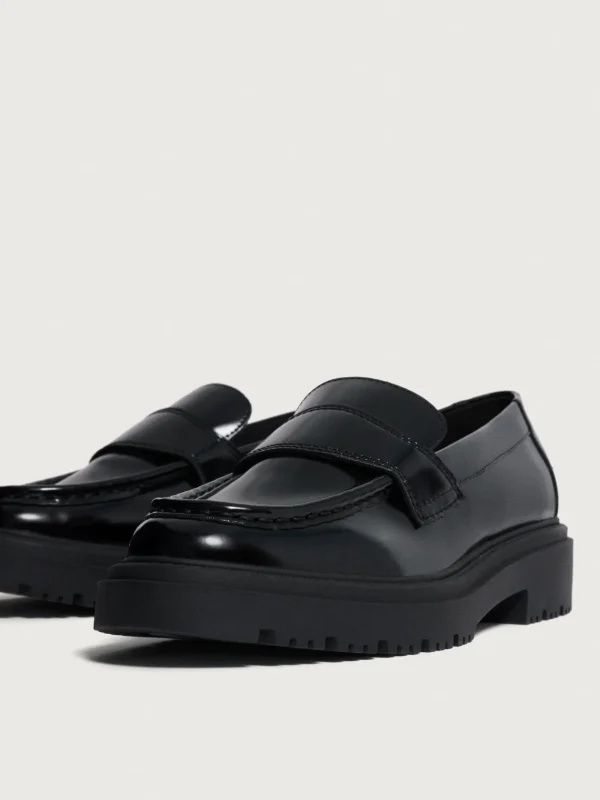 HOFF Chaussure Plate*MOCASSIN SCHOOL NOIR