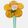 HOFF Déco | Déco*MOUTHBLOWN CRYSTAL FLOWER MUSTARD