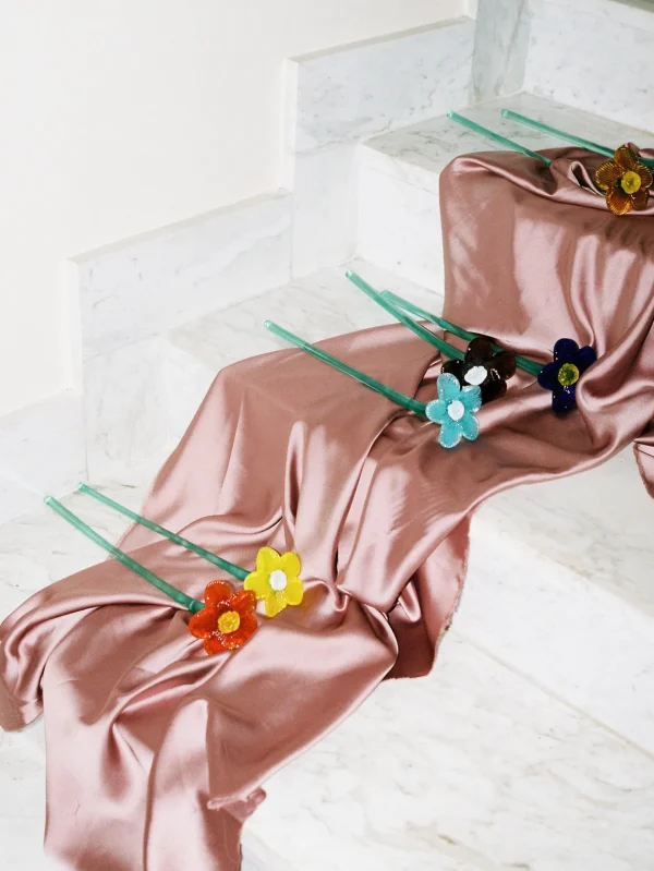 HOFF Déco | Déco*MOUTHBLOWN CRYSTAL FLOWER MUSTARD