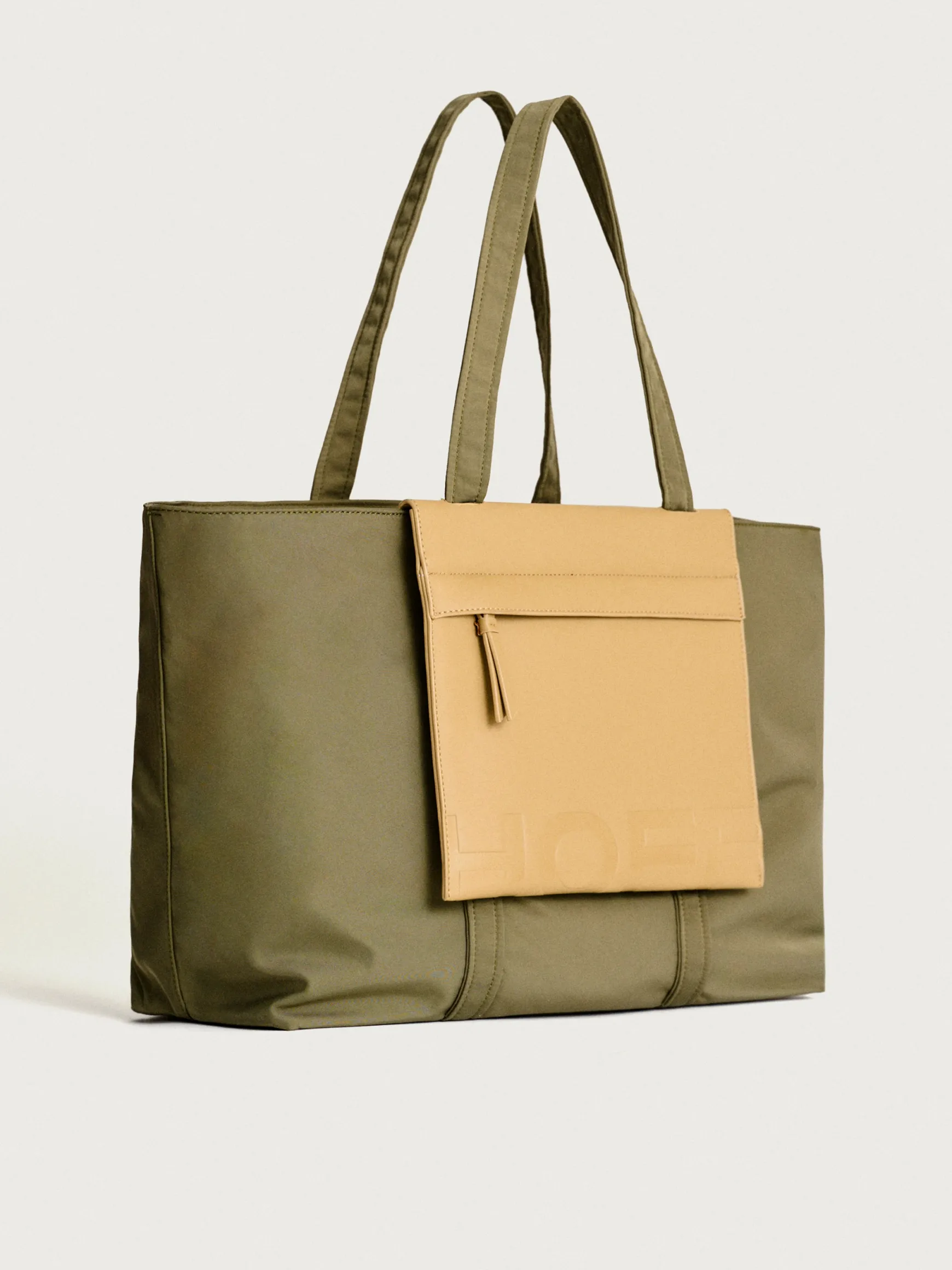 shopper_nylon_daily_kaki_7.webp HOFF Nylon | Sac À Main*SHOPPER NYLON DAILY KAKI